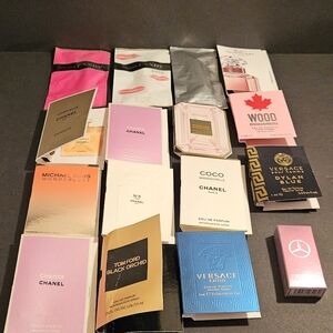Mixed Designer Fragrance Sample Lot - Chanel, Versace, Tom Ford & More